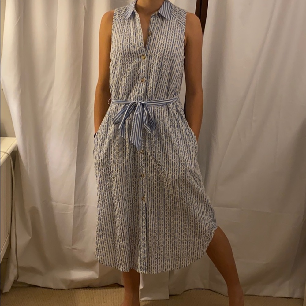 Anthropologie tie Dress